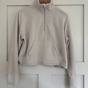 Lululemon Women's Cream High-Neck Pullover